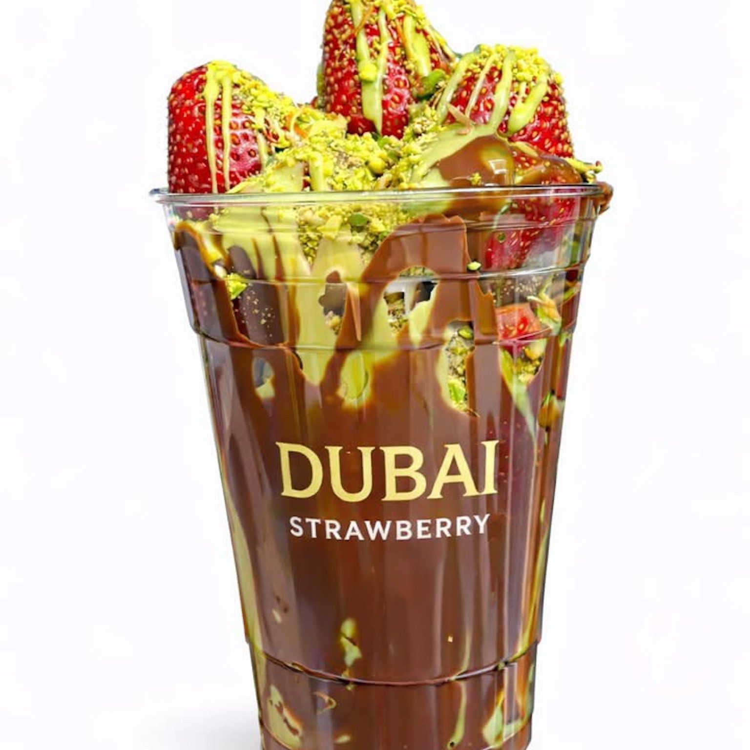 Dubai Chocolate Strawberries.