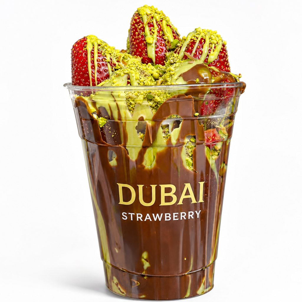 Dubai Chocolate Strawberries.